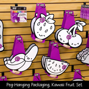 Kawaii Fruit Play Set, 12 Pack-DoodleFace B2B