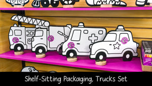 Trucks Play Set, 12 Pack-DoodleFace B2B