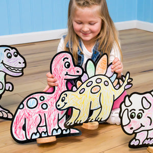 Dinosaur Play Set, 12 Pack (TESTING)-DoodleFace B2B