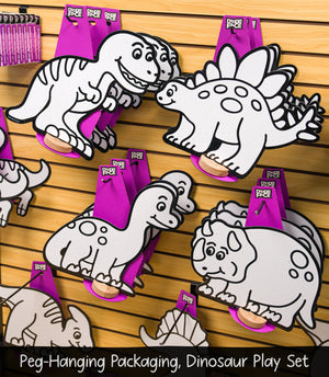 Dinosaur Play Set, 12 Pack-DoodleFace B2B