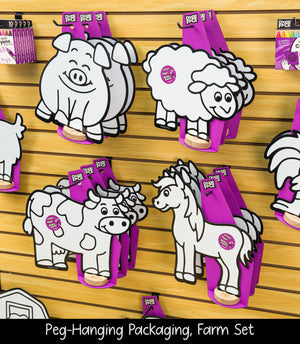 Farm Play Set, 12 Pack-DoodleFace B2B