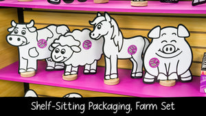 Farm Play Set, 12 Pack-DoodleFace B2B