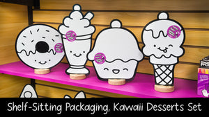 Kawaii Desserts Play Set, 12 Pack-DoodleFace B2B