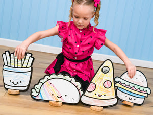 Kawaii Fast Food Play Set, 12 Pack-DoodleFace B2B