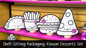 Kawaii Fast Food Play Set, 12 Pack-DoodleFace B2B