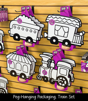 Train Play Set, 12 Pack-DoodleFace B2B