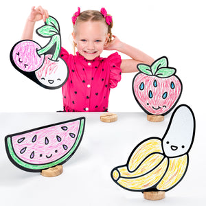 Kawaii Fruit Play Set, 12 Pack-DoodleFace B2B