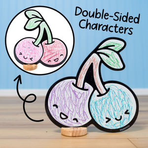 Kawaii Fruit Play Set, 12 Pack-DoodleFace B2B