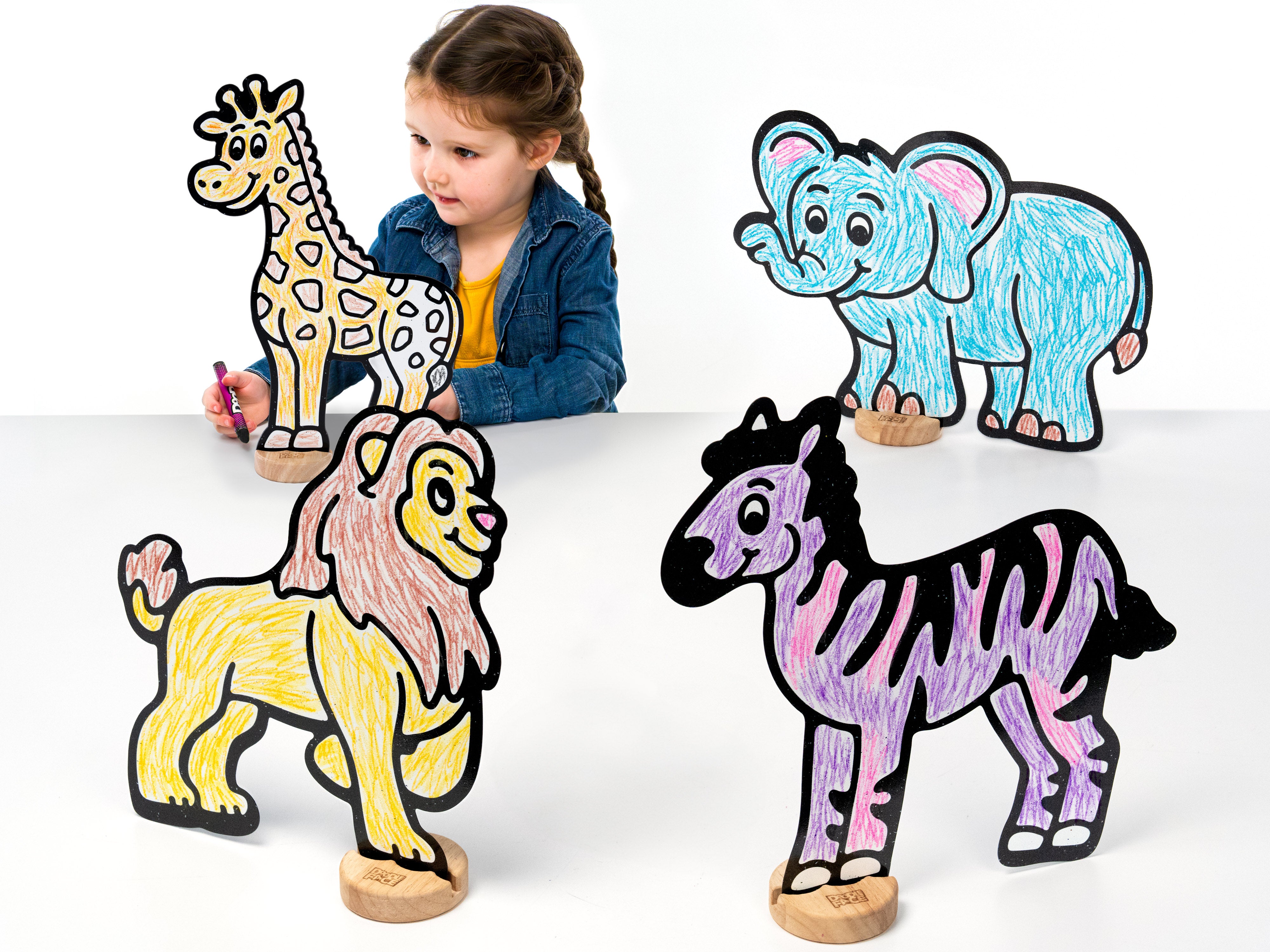 Safari Zoo Play Set, 12 Pack-DoodleFace B2B