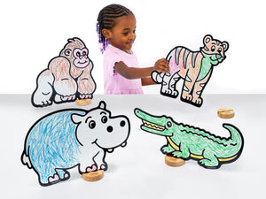 Safari Zoo Companion Play Set, 12 Pack-DoodleFace B2B
