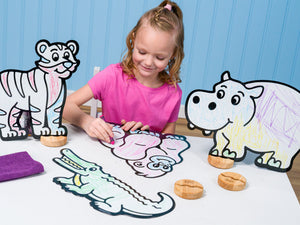 Safari Zoo Companion Play Set, 12 Pack-DoodleFace B2B