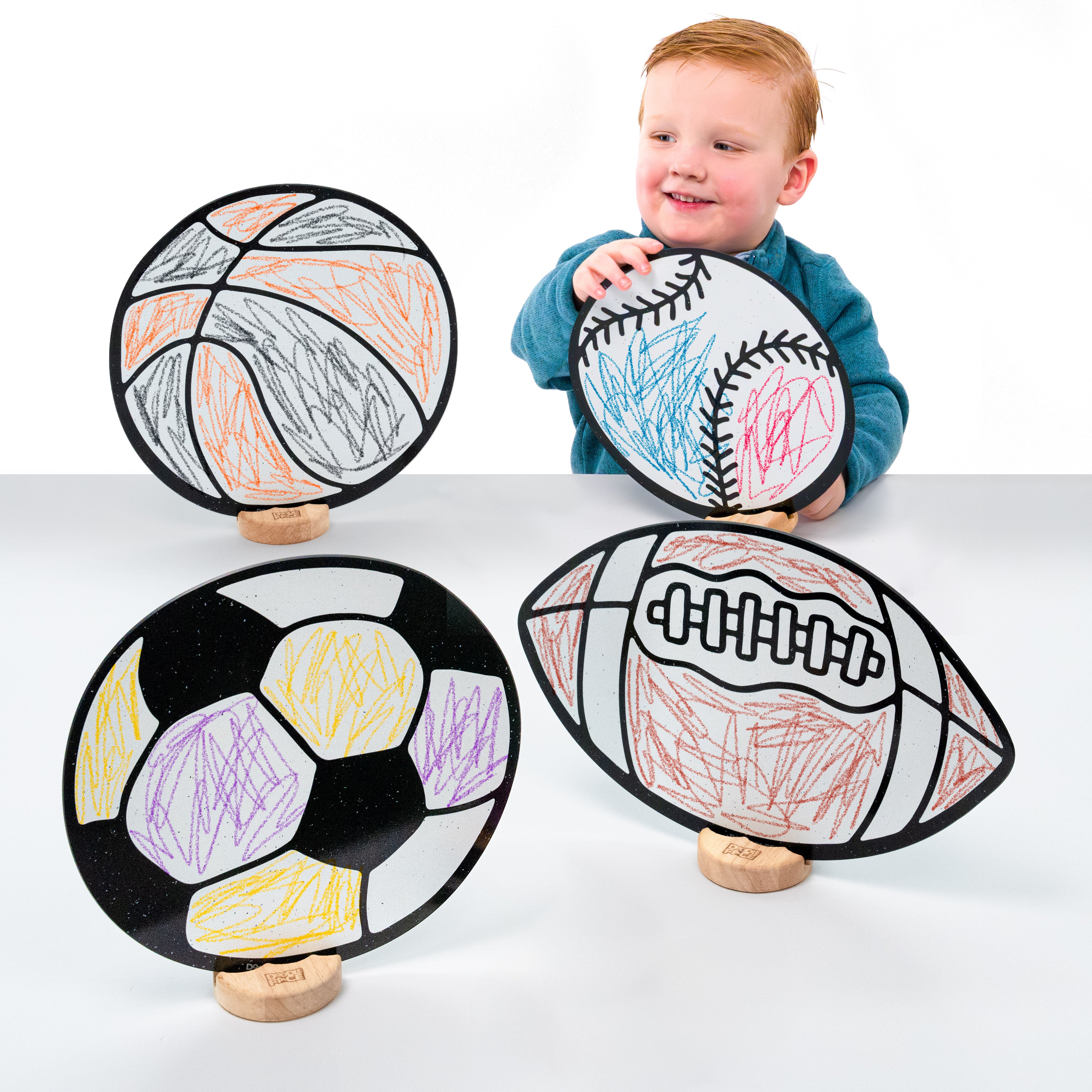 Sports Play Set, 12 Pack-DoodleFace B2B
