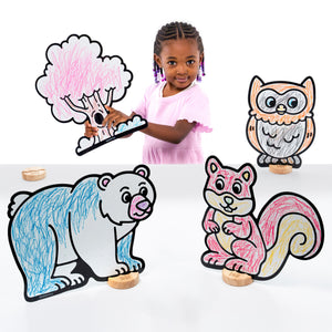 Woodland Animal Companion Play Set, 12 Pack-DoodleFace B2B