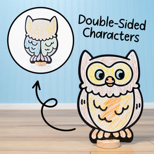 Woodland Animal Companion Play Set, 12 Pack-DoodleFace B2B