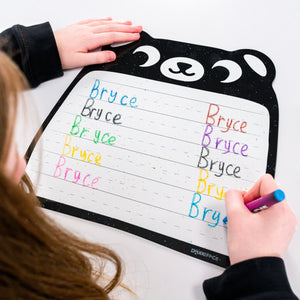 Bear Wipe-Away Crayon Board w/ Crayons. Mess-Free Dry-Erase for Kids Ages 2-8! Case of 12-DoodleFace B2B