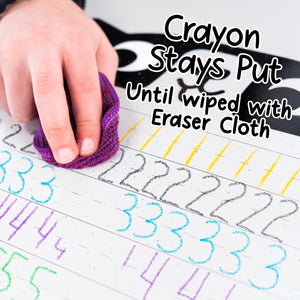 Dog Wipe-Away Crayon Board w/ Crayons. Mess-Free Dry-Erase for Kids Ages 2-8! Case of 12-DoodleFace B2B