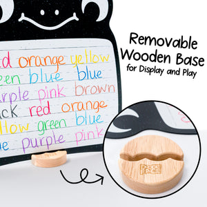 Frog Wipe-Away Crayon Board w/ Crayons. Mess-Free Dry-Erase for Kids Ages 2-8! Case of 12-DoodleFace B2B