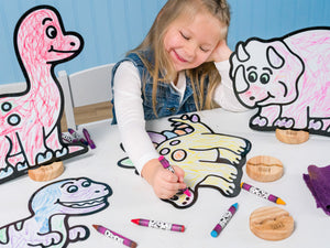 Dinosaur Play Set, 12 Pack (TESTING)-DoodleFace B2B