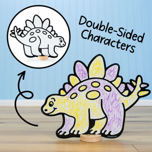 Dinosaur Play Set, 12 Pack (TESTING)-DoodleFace B2B