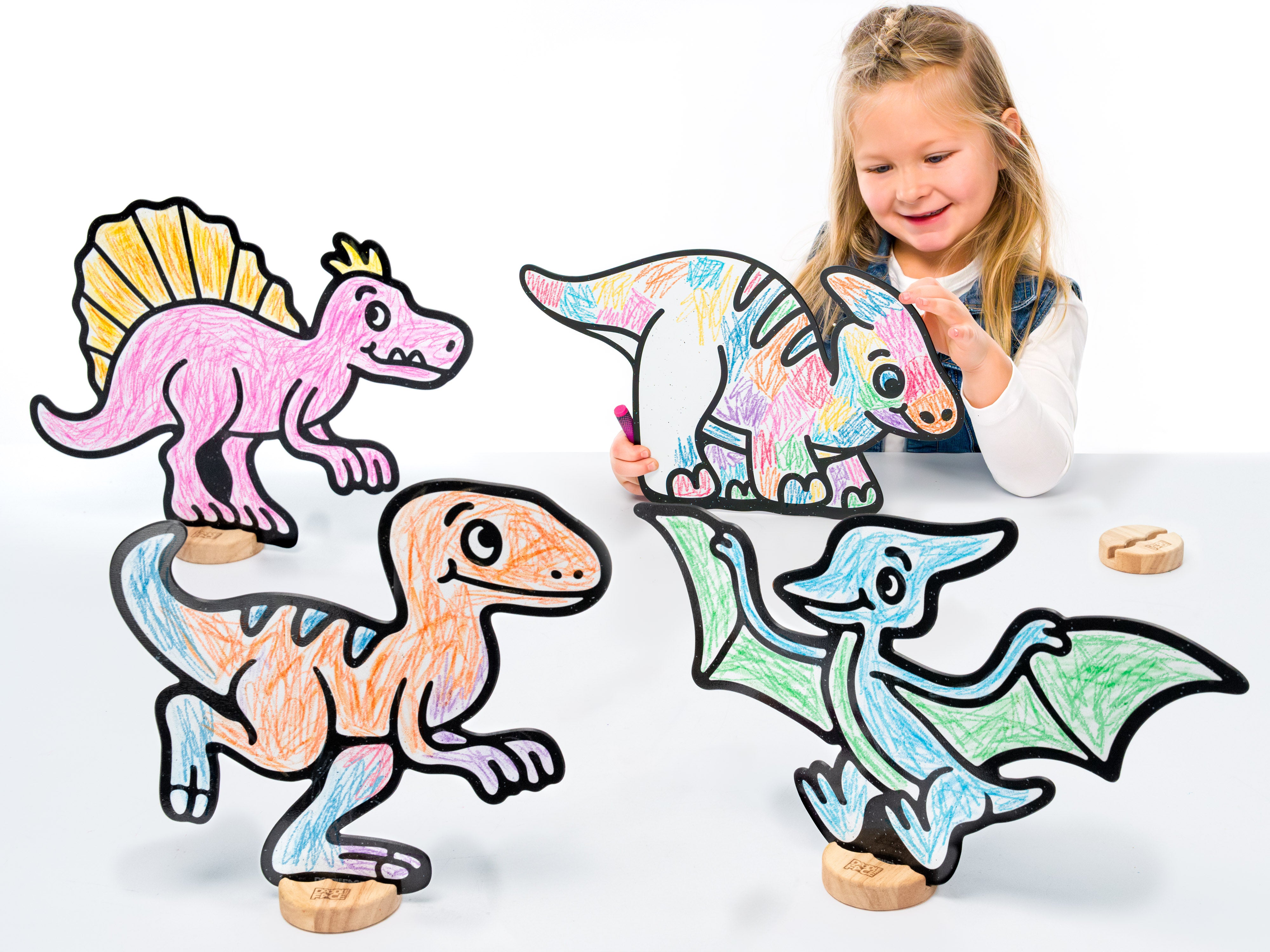 Dinosaur Companion Play Set, 12 Pack-DoodleFace B2B