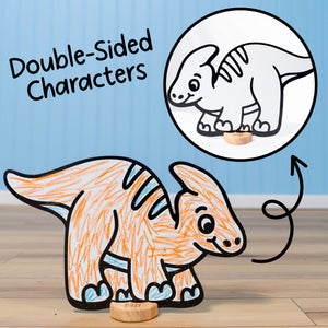 Dinosaur Companion Play Set, 12 Pack-DoodleFace B2B