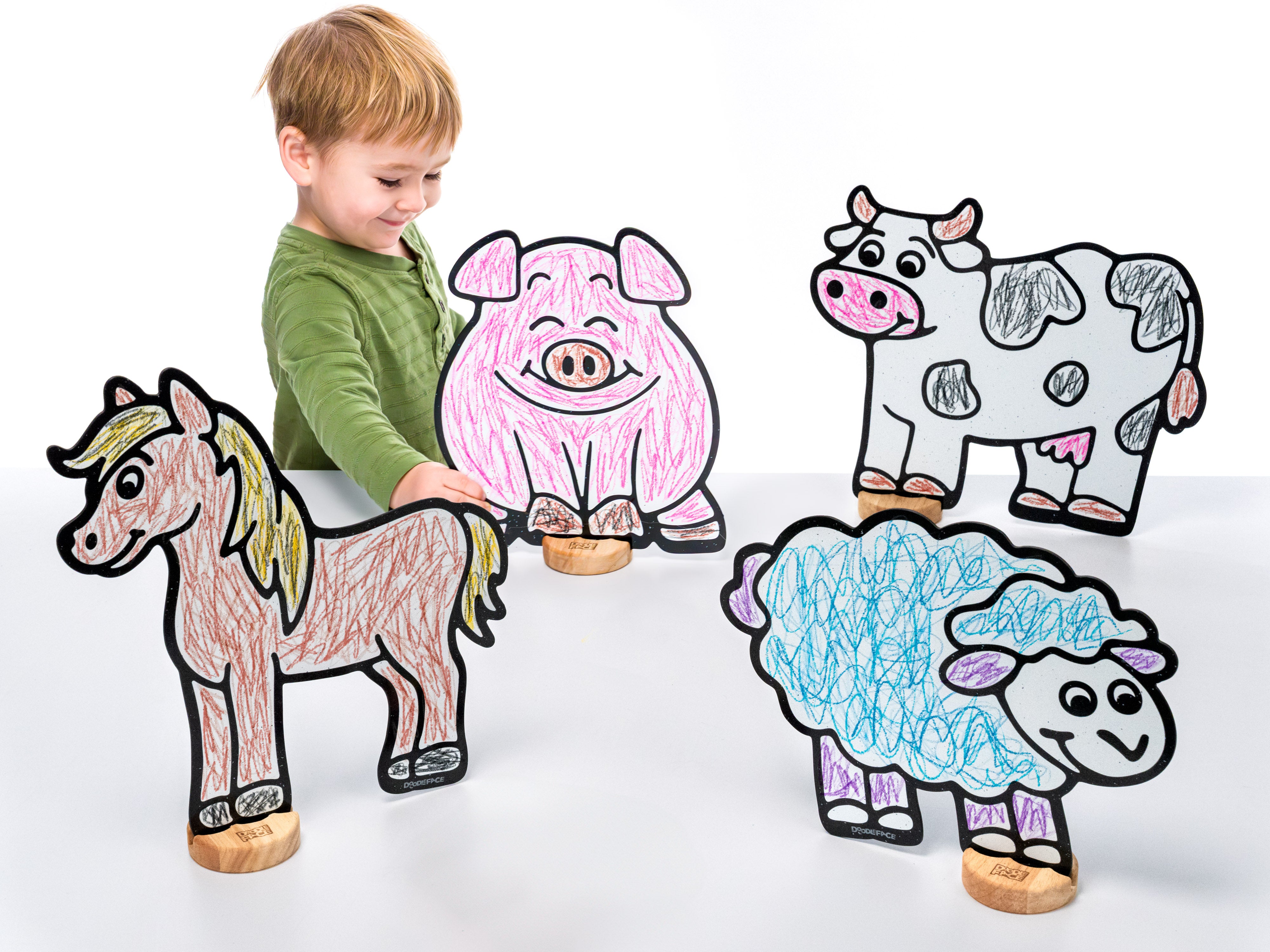 Farm Play Set, 12 Pack-DoodleFace B2B