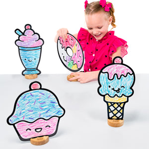 Kawaii Desserts Play Set, 12 Pack-DoodleFace B2B