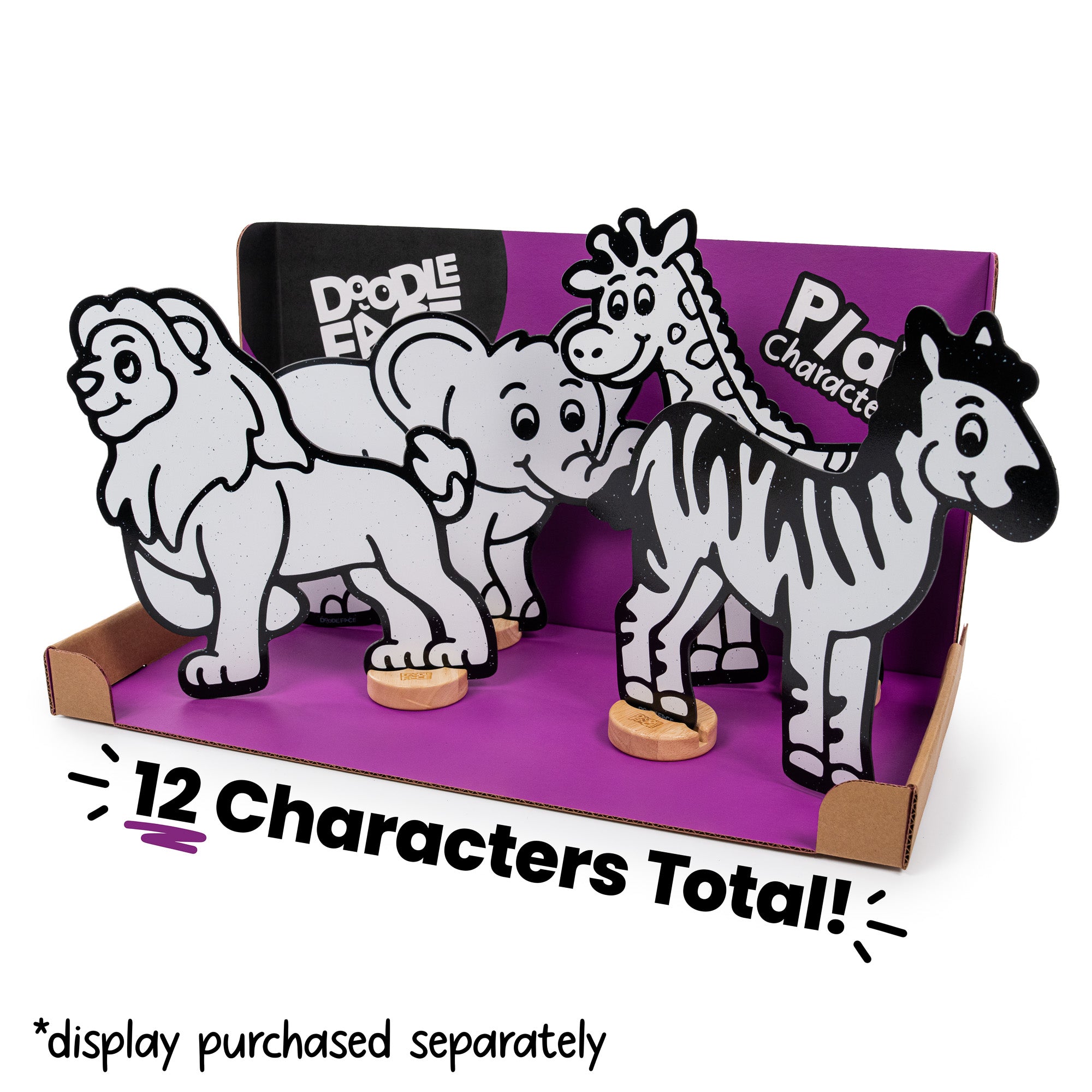 Safari Zoo Play Set, 12 Pack