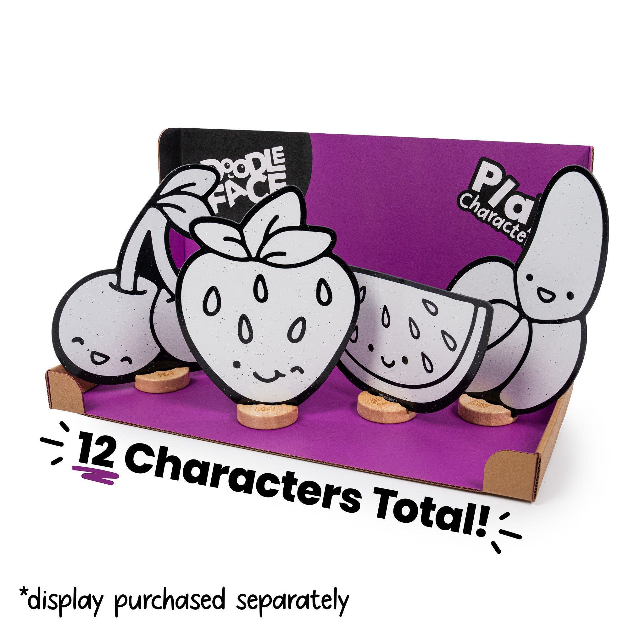 Kawaii Fruit Play Set, 12 Pack