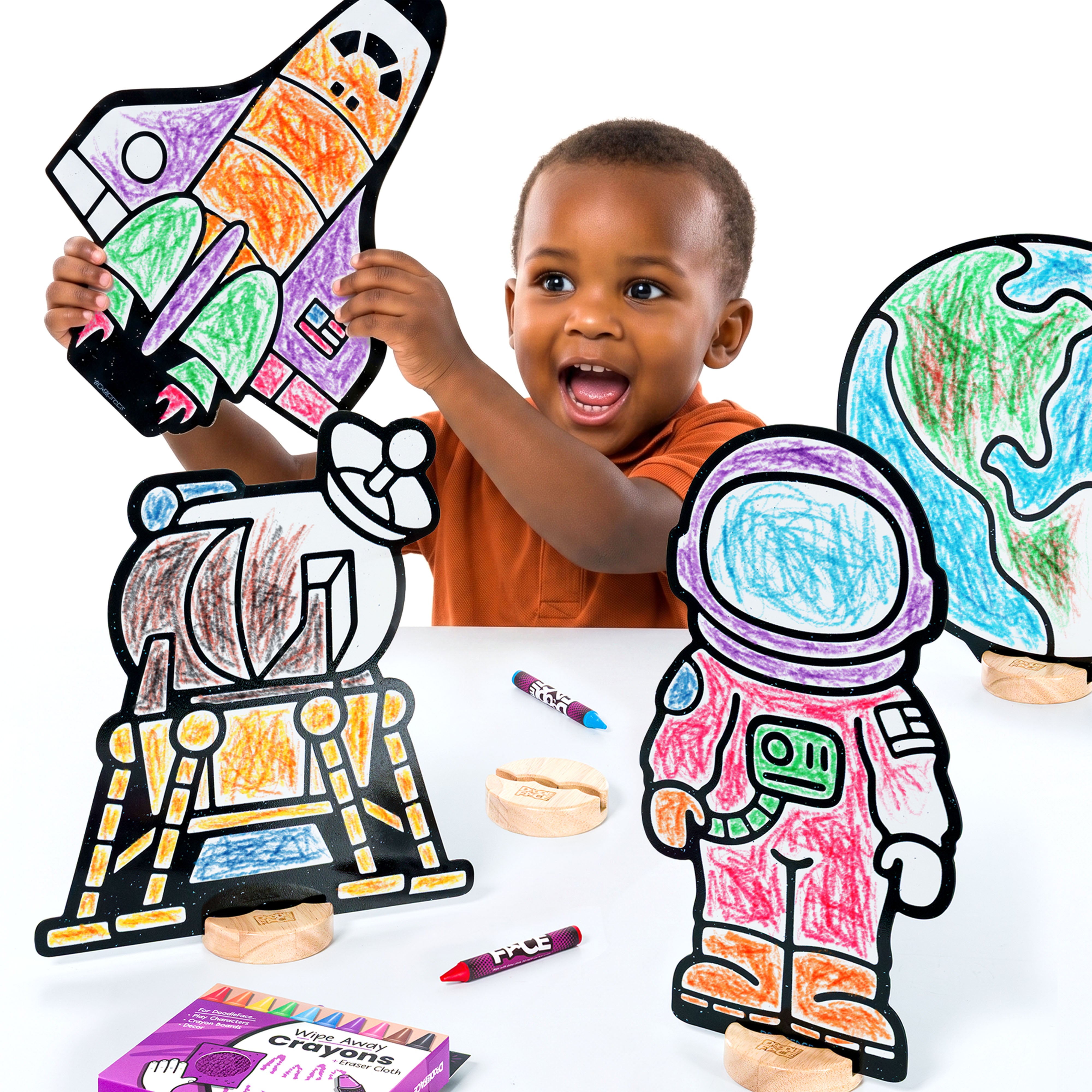 Space Color & Play Set | 12 Pack