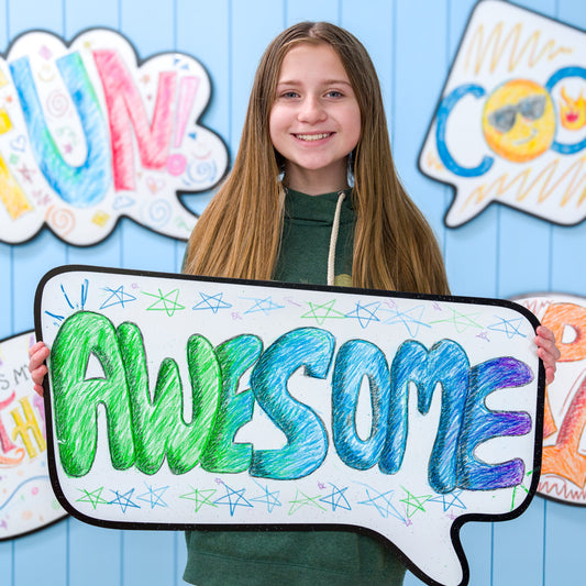 Rectangle Speech Bubble | Wall Art for Creative Kids