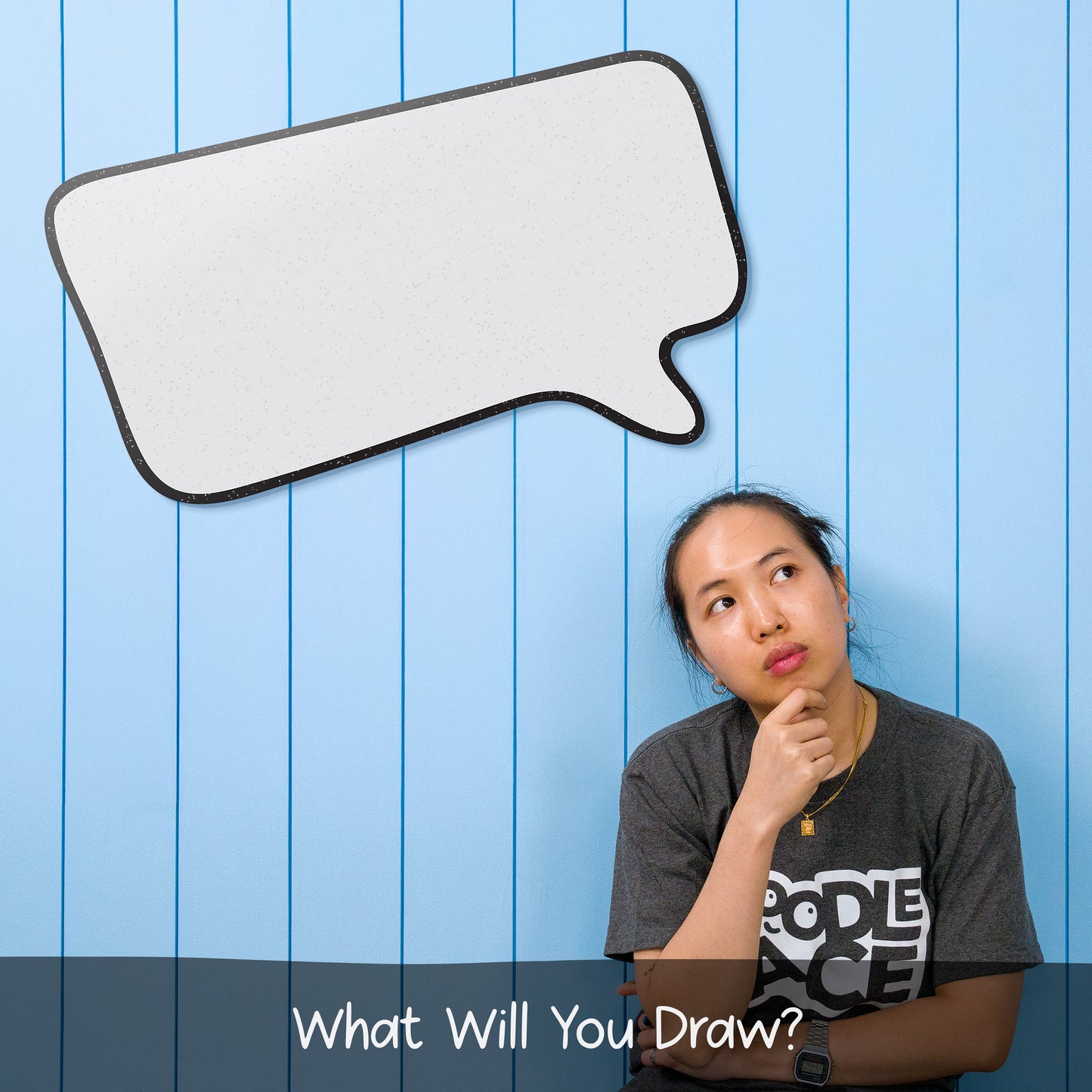 Rectangle Speech Bubble | Wall Art for Creative Kids