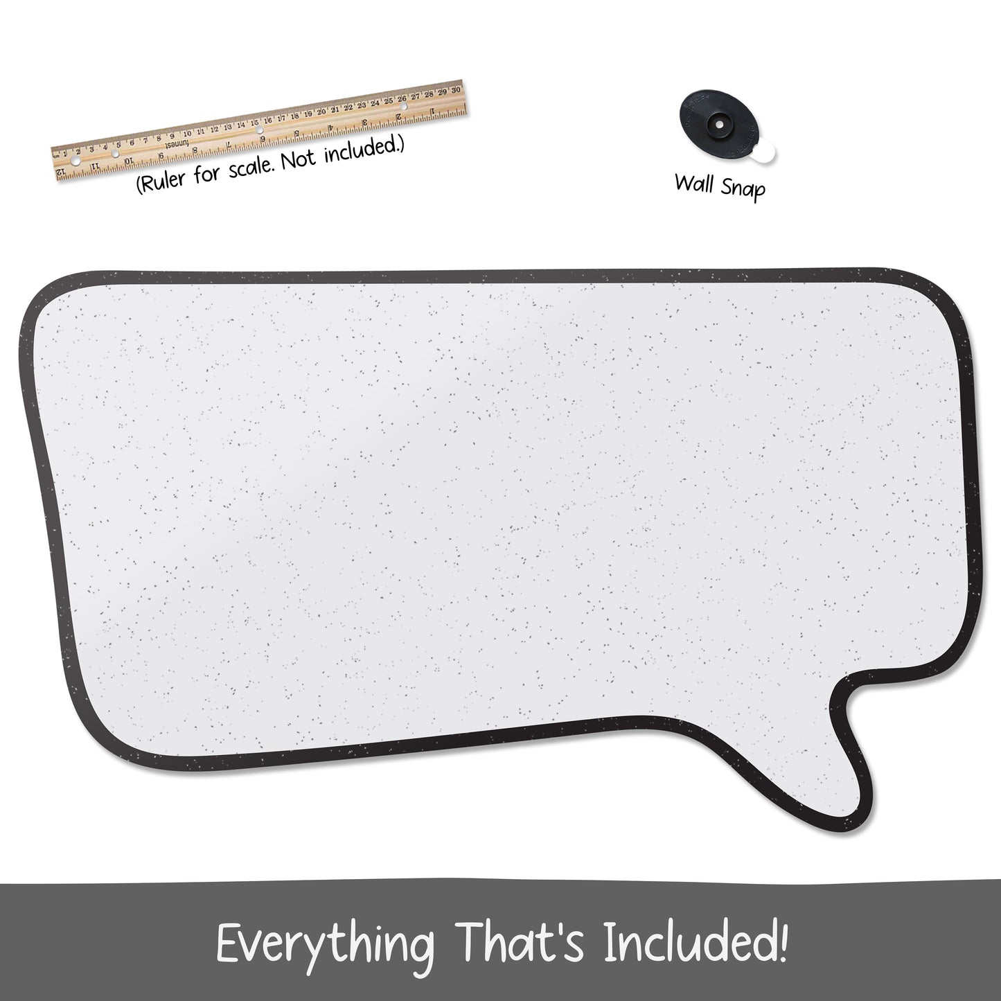 Rectangle Speech Bubble | Wall Art for Creative Kids