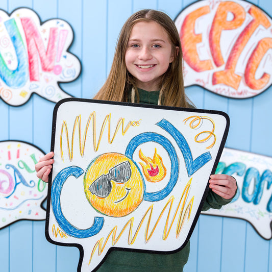 Square Speech Bubble | Wall Art for Creative Kids