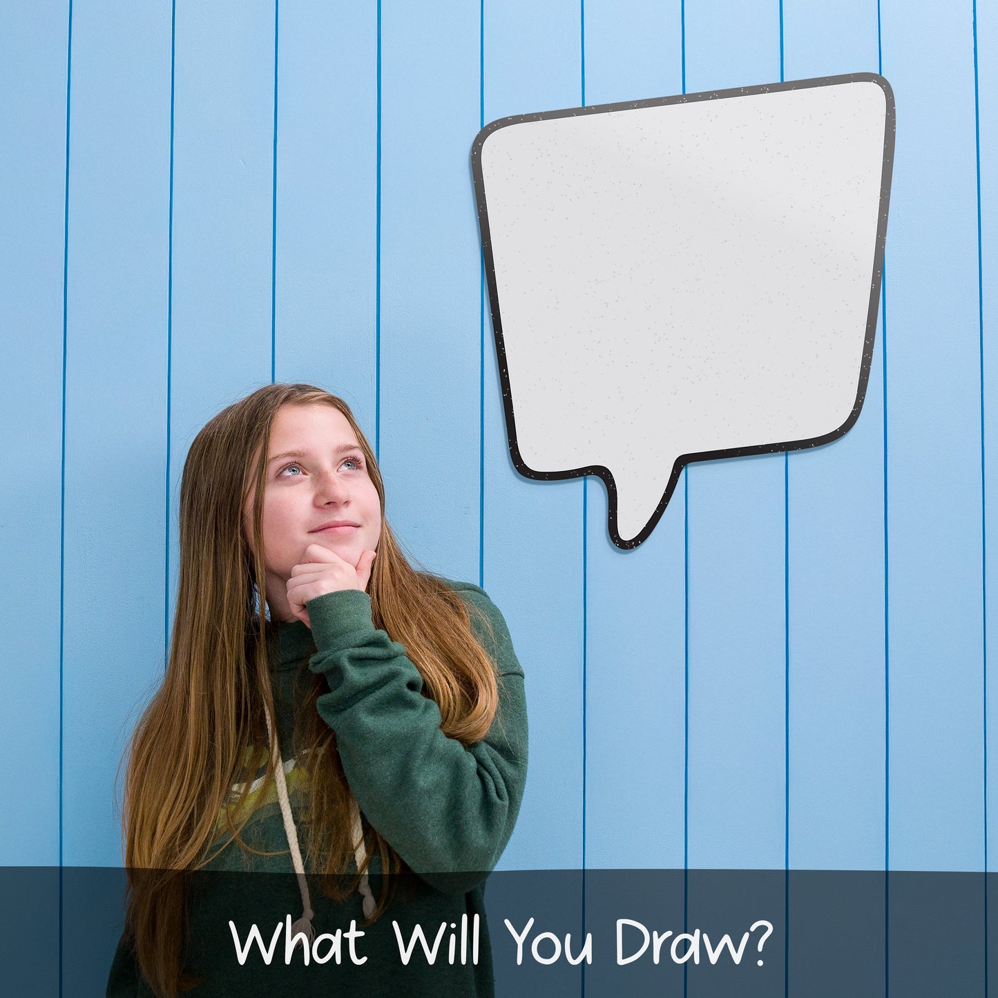 Square Speech Bubble | Wall Art for Creative Kids