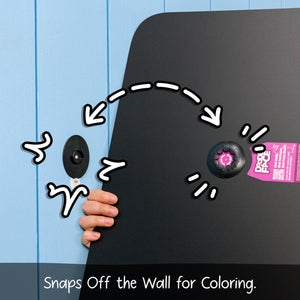 Speech Bubble Wipe-Away Crayon Board. Wall Mounting. Dry-Erase Whiteboard Alternative. Case of 12-DoodleFace B2B