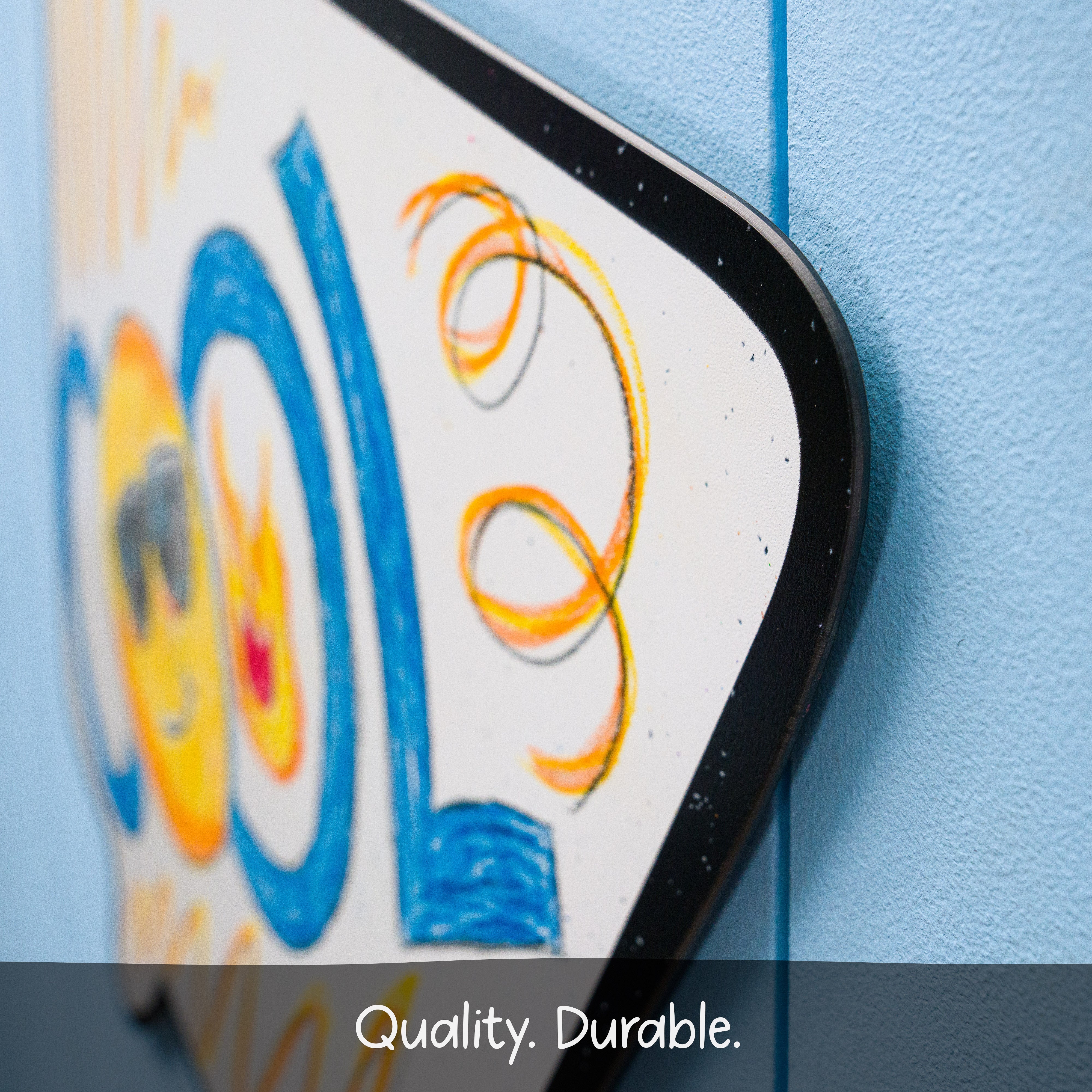 Speech Bubble Wipe-Away Crayon Board. Wall Mounting. Dry-Erase Whiteboard Alternative. Case of 12-DoodleFace B2B