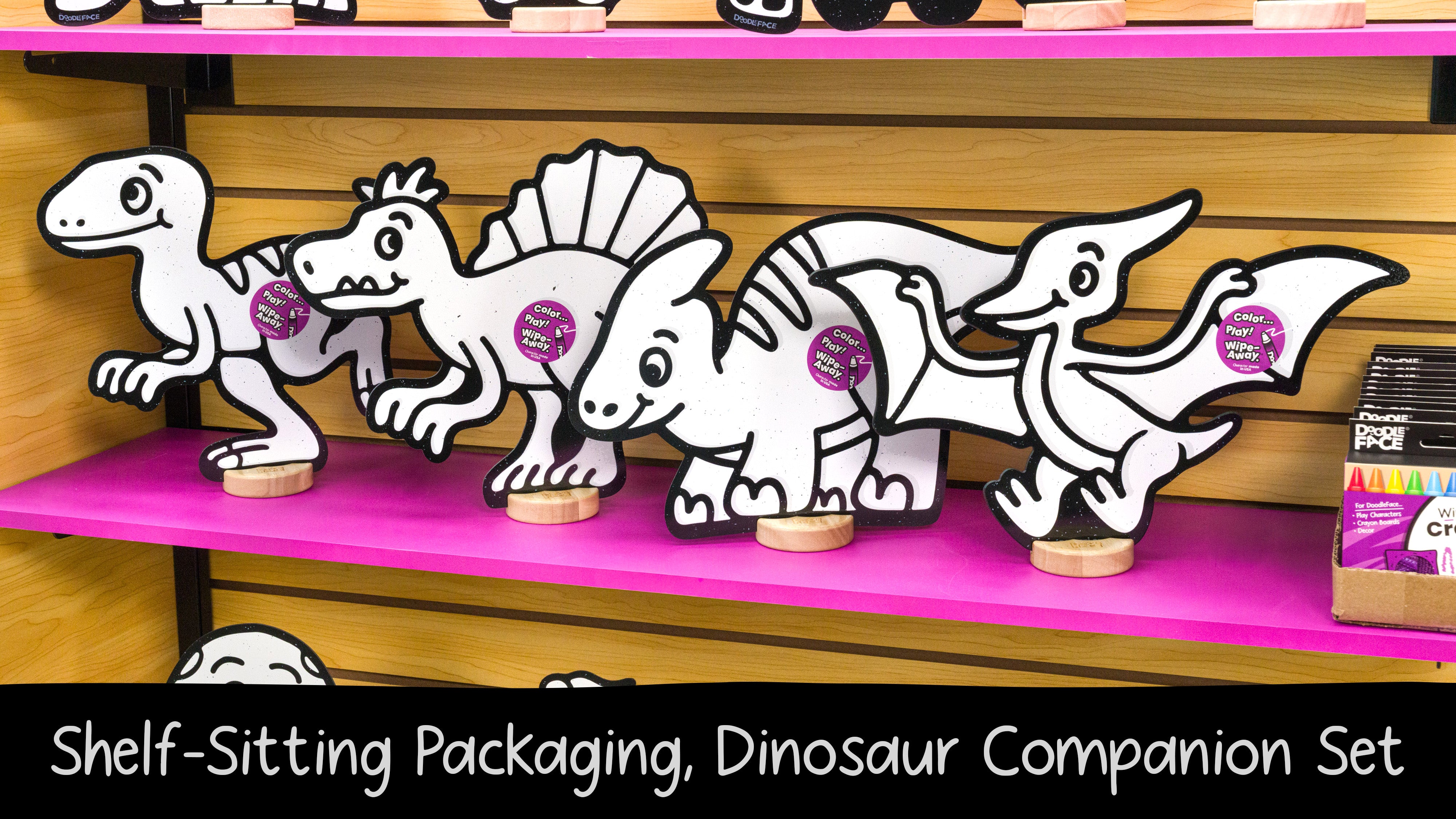 Dinosaur Companion Play Set, 12 Pack-DoodleFace B2B