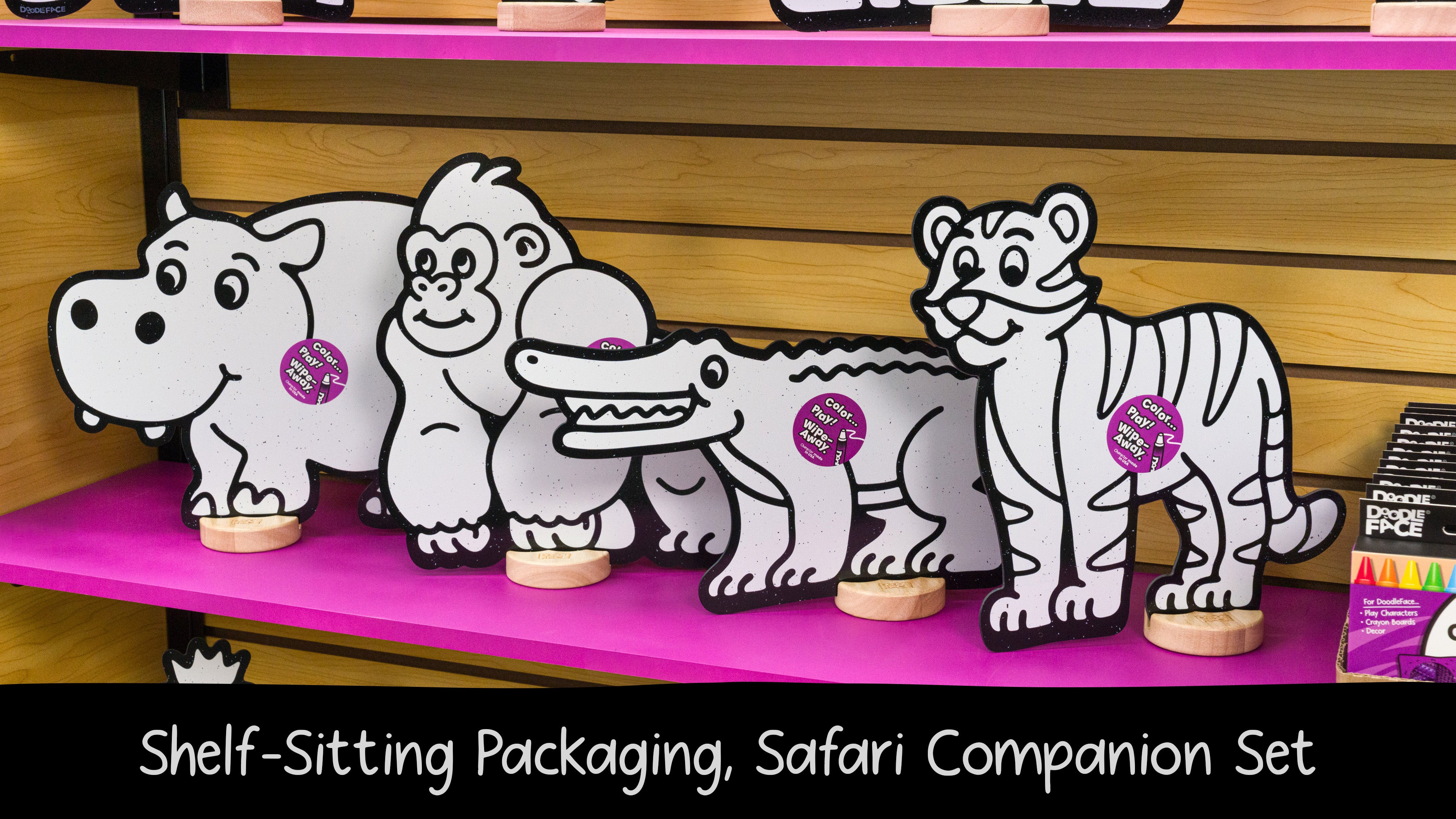 Safari Zoo Companion Play Set, 12 Pack-DoodleFace B2B