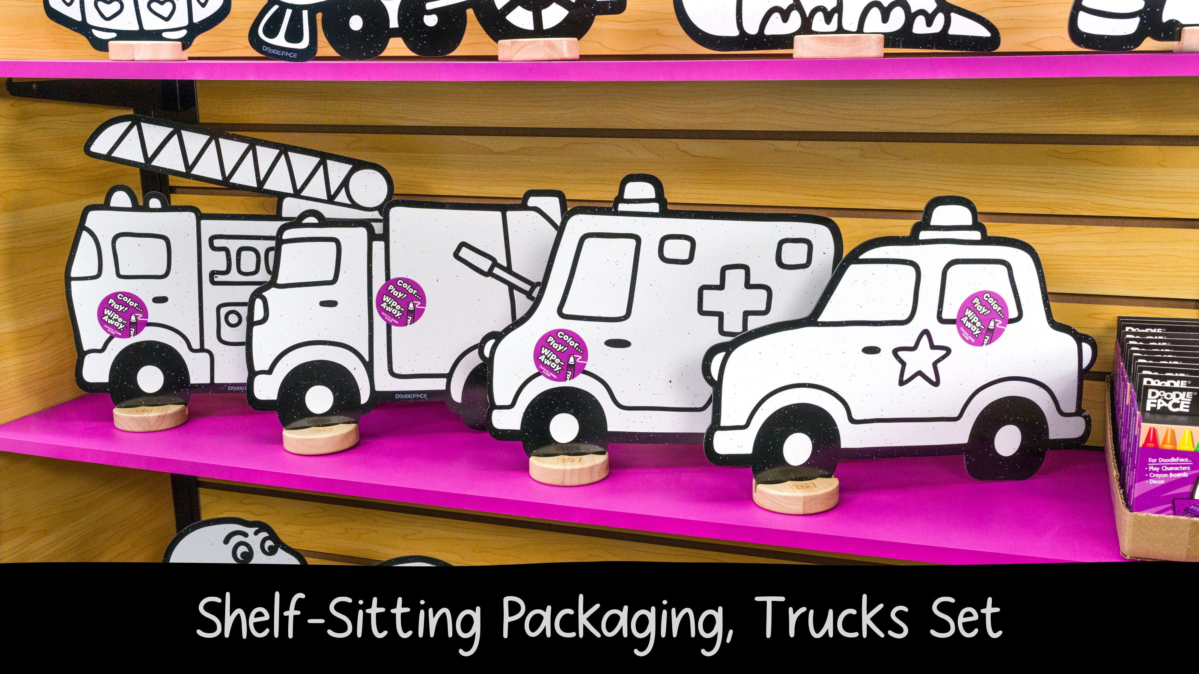 Trucks Play Set, 12 Pack-DoodleFace B2B