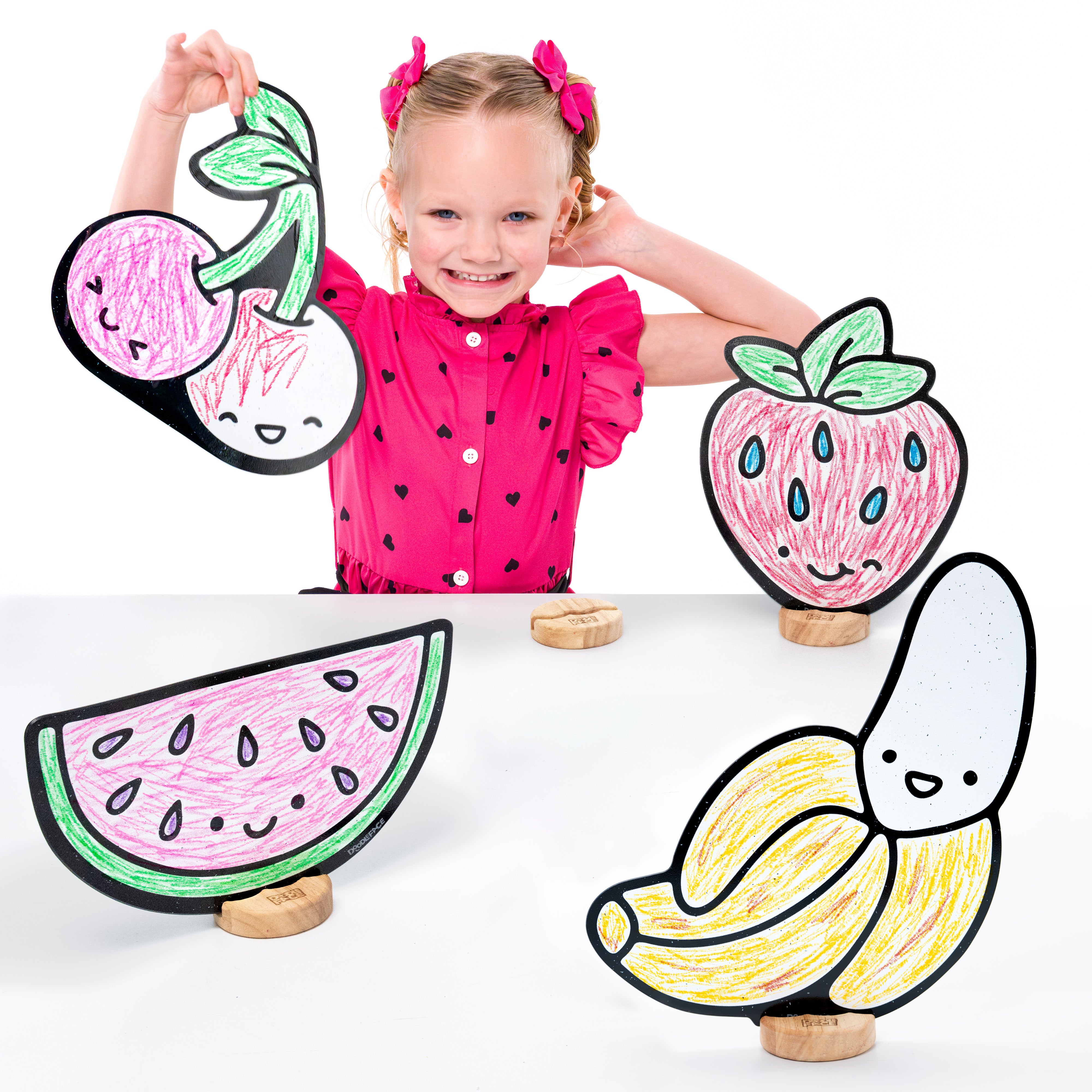 Kawaii Fruit Play Set, 12 Pack