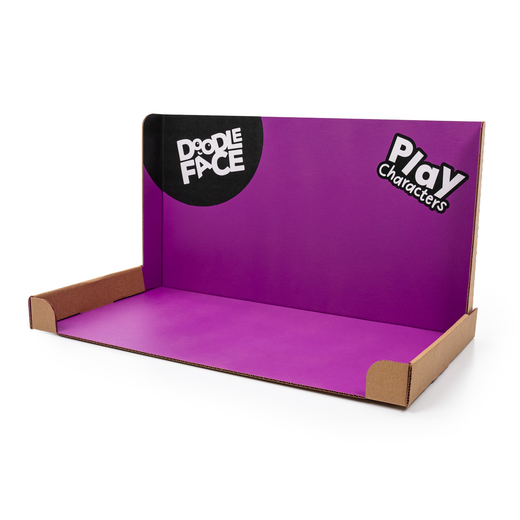 Display for Open Merchandised DoodleFace Play Characters, Case of 2